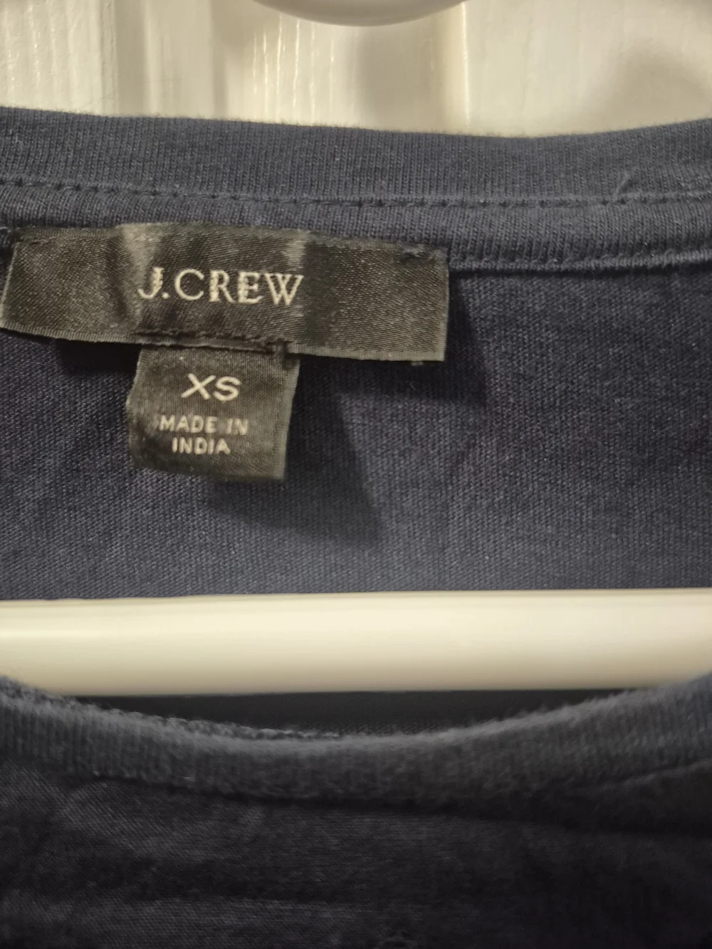 J. Crew Women's Navy Eyelet Ruffle Sleeve Top  sz XS